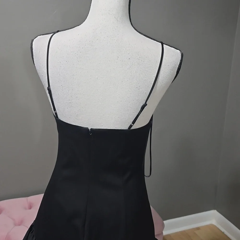 J. CREW FAILLE DRESS black and white polka dots